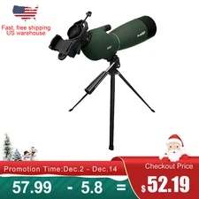 SVBONY SV28 Spotting Scope 25-75x70mm 45°Angled zoom telescope Daily observation