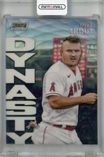 2022 Topps Stadium Club Chrome Mike Trout Dynasty Wave Angels Card