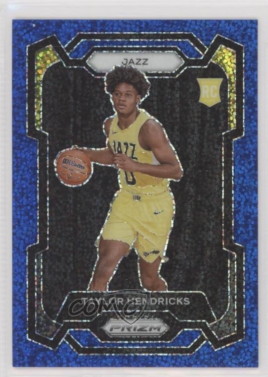2023-24 Panini Prizm Blue Sparkle Prizm /144 Taylor Hendricks #161 Rookie RC