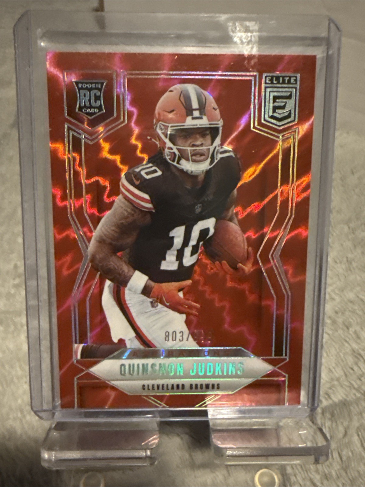 Quinshon Judkins 2025 Panini Donruss Elite Aspirations Shimmer Rookie /999 #121