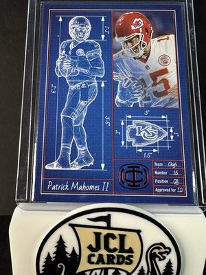 2025 Panini Icon Collection - Touchdown Architect Patrick Mahomes II #TA-9 Red