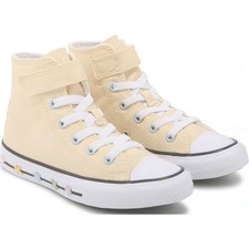 Converse Chuck Taylor All Star High Top Yellow Blue Little Kid Girl Size 3