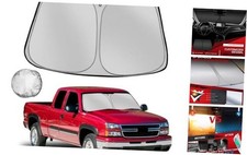 Windshield Sun Shade Foldable Sun for 1999-2006 Che-vrolet/Chevy Silverado