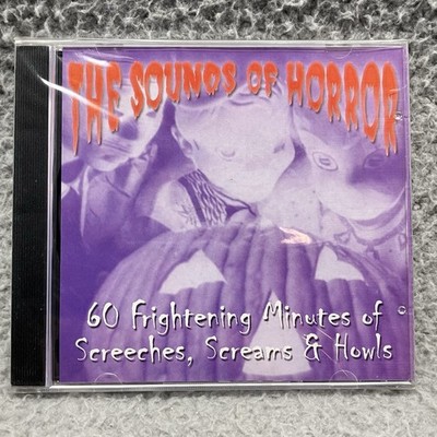 Halloween The Sounds of Horror CD 60 Minutes of Screeches Screams Howls New