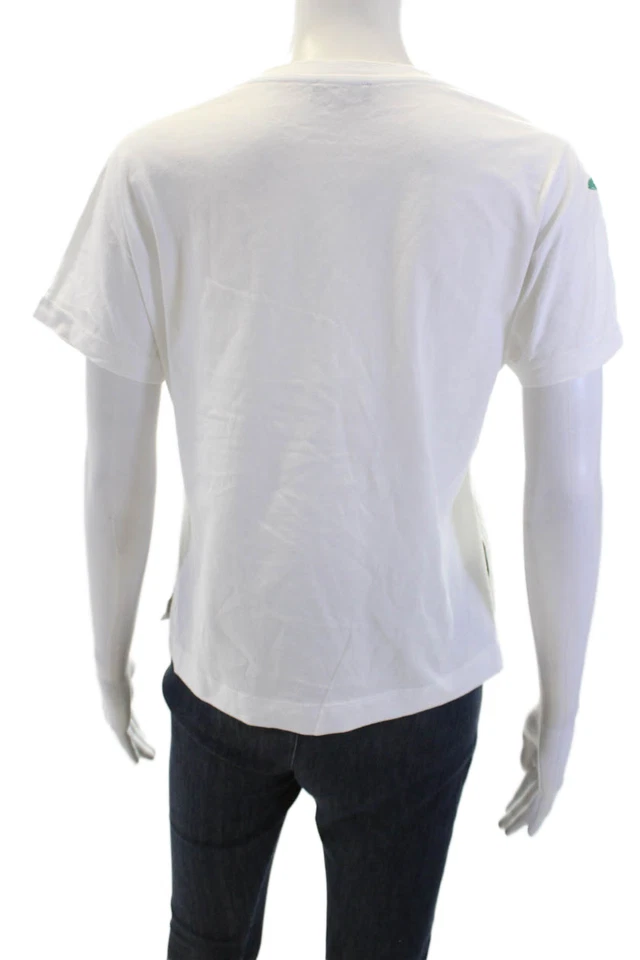 Camiseta Monnalisa Niños Niñas Estampado Estrellas Joyas Blanca Algodón Talla 9 Foto 3 de 4