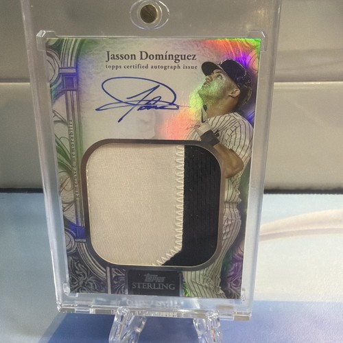 2025 Topps Sterling Jasson Dominguez Splendor Jumbo Patch Auto 1/5 Yankees SSP