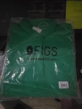 Figs Rafaela Oversized Women  s Size XXS Green Scrub Top 1000214 W/Pockets