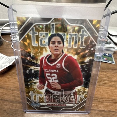 Bowman Chrome Talent Tracker Raegan Beers Gold Refractor #TT-7 Oklahoma /50