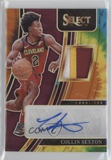 2021 Panini Select Memorabilia Tie-Dye Prizm /25 Collin Sexton #AM-CSX Auto v9t