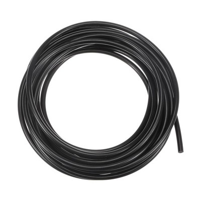 Round Belts 4.5mm Dia 5 Meters Length Smooth Surface PU Polyurethane, Black