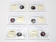 6 ELVIS PRESLEY COLORIZED COMMEMORATIVE COINS - MYSTIC STAMP CO.**