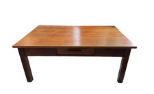 Vtg 1948 Missouri Furniture Co Solid Wood Coffee Table Mid Century 36 x 48 x 20