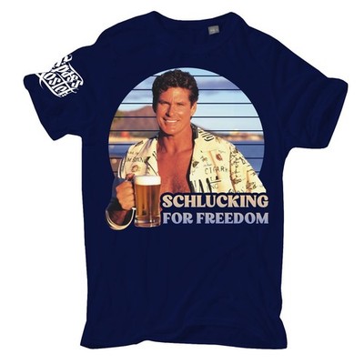 Herren Männer T-Shirt Schlucking for freedom lustige bier motive beer funshirts