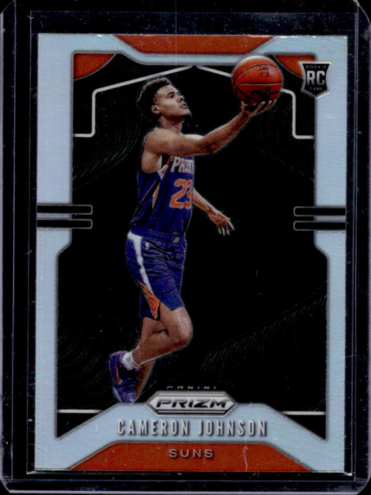 2019-20 Prizm Cameron Johnson RC Prizms Silver Rookie #257 Suns