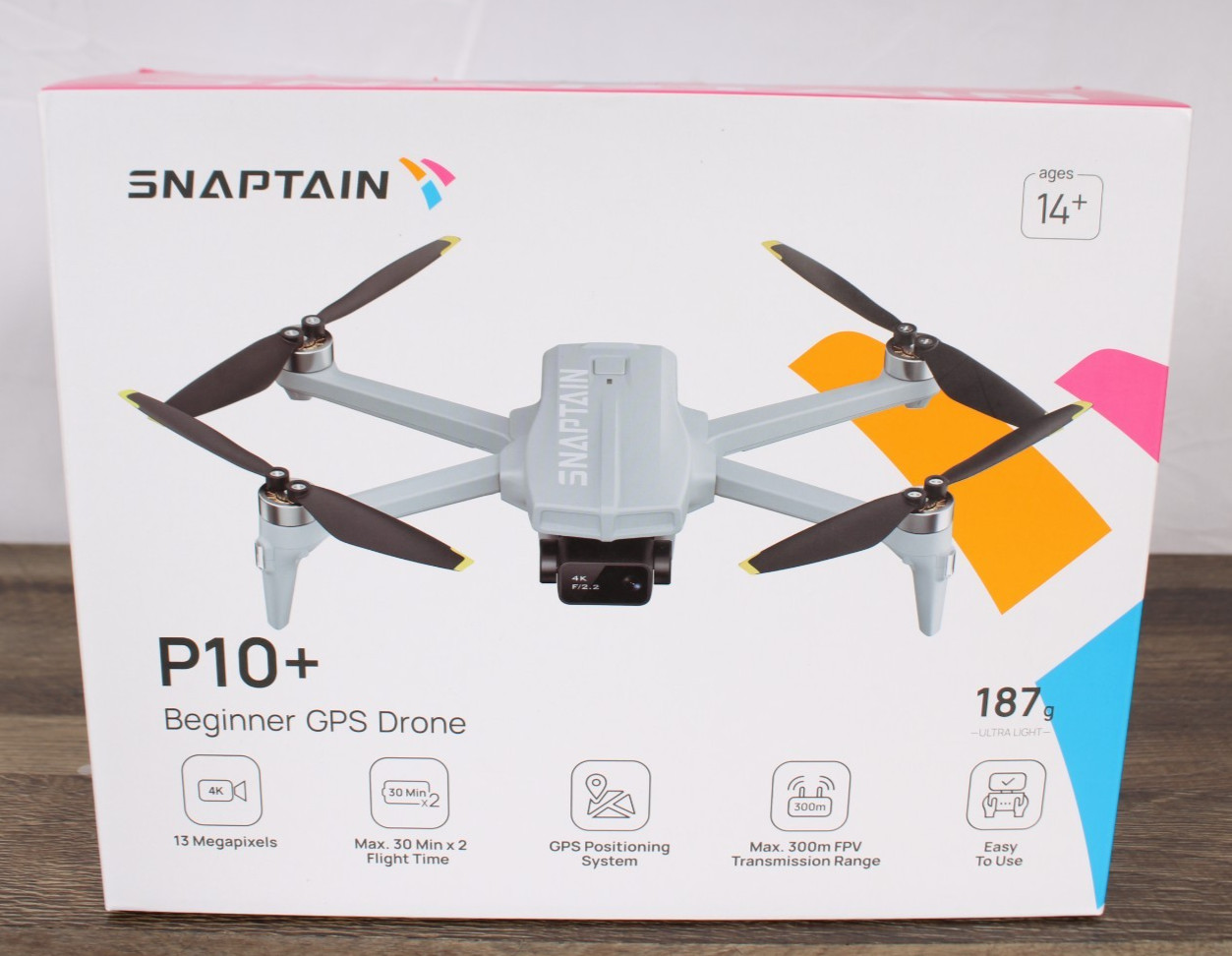 SNAPTAIN P10+ GPS 4K Camera Drone with Remote Controller Beginner Quadcopter-image