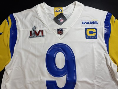 XL Matthew Stafford #9 Vapor Limited Jersey Super Bowl LVI 56
