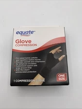 Equate Glove Compression, One Size  Black, 1 Glove