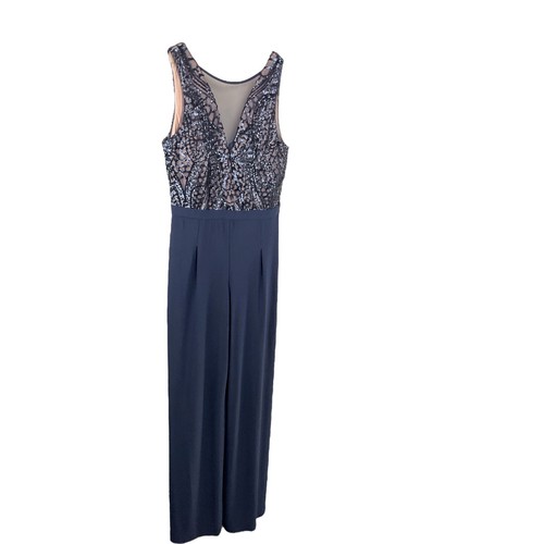 Sequin Jumpsuit Formal Party Sleeveless Wide Leg Evening Outfit