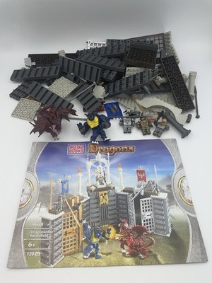 Mega Bloks 9648 Dragons Dragonstone Battlefield Incomplete with