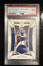 2022 National Treasures - Century Materials Gold Matt Ryan #CEN-MRY /49 PSA 9