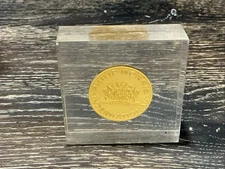 Phillip Morris International Award Medallion Acrylic Block