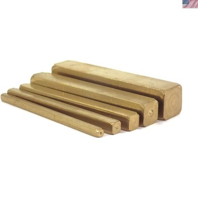 Efficient Brass Gauge Blocks Set - Perfect for Professionals and DIY Woodworkers
