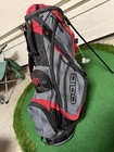 OGIO Striped Stand Golf Bag Black/Red/Gray 8-Way Divider Dual Strap — photo 5