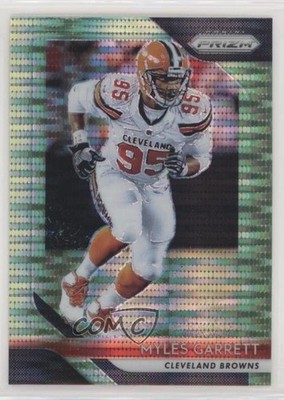2018 Panini Prizm Neon Green Pulsar Prizm Myles Garrett #152 01xd