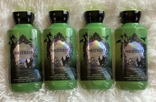 BATH AND BODY WORKS 4 DISNEY VILLAINS MALEFICENT BODY WASH VALUED 72.00