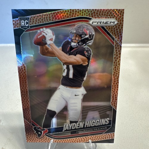 2025 Panini Prizm - Rookies Jayden Higgins #376 Pigskin Prizm /180 (RC)