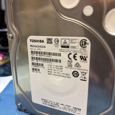 Toshiba MG04ACA-N Series 4TB HDD, SATA 3, 3.5” Internal Hard Drive