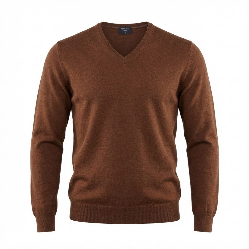 Olymp Men's Knit Sweater Modern Fit Brown 015010 29