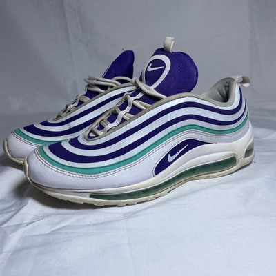 Nike Air Max 97 Ultra 17  Grape White Athletic Shoes Sneakers Women  Size 8.5