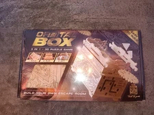 New Sealed ESC WELT Wooden 3D Orbital Box Puzzle Gift Box