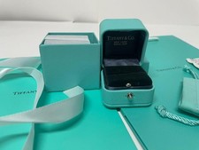 Tiffany Co Engagement Ring Box Outer Box Pouch Certificate Folder Bag