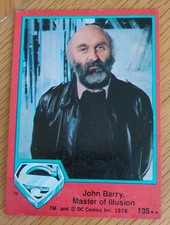 1978 Topps Superman Card # 135 John Barry, Master of Illusion (EX)