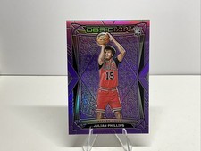 2023-24 Panini Obsidian Julian Phillips #38 Electric Etch Purple Flood /49 (RC)