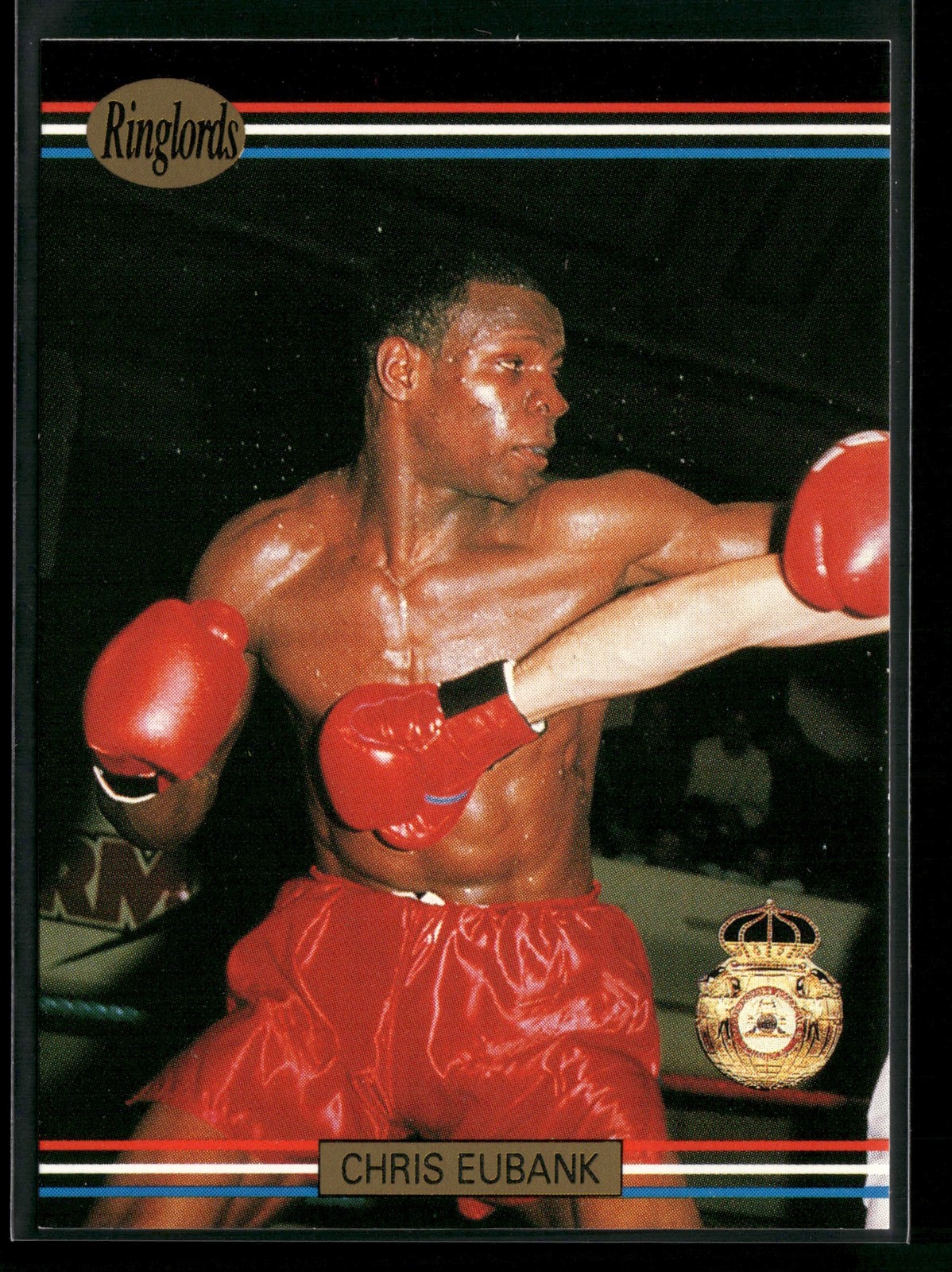 1991 Ringlords #26 Chris Eubank [EX] [WBA] [Base Set Boxing Card]