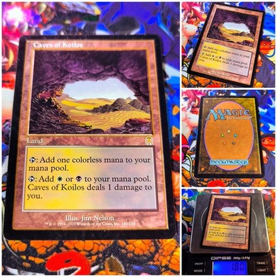 MTG Caves of Koilos   EX Magic the Gathering Apocalypse 2001 OG Vintage Land 