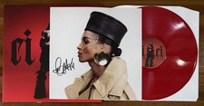 SIGNED Ciara Album Art Photograph Card Autograph & Cici RED Vinyl PSA DNA COA