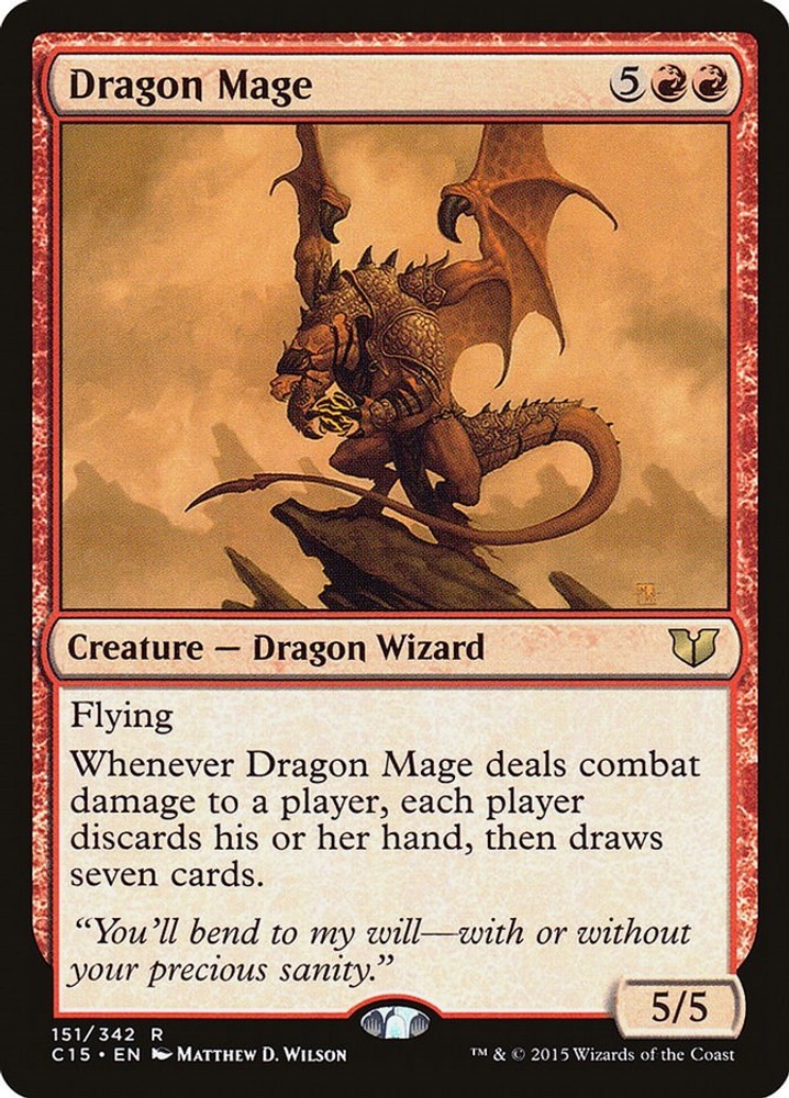 Dragon Mage [C15 - 151]Lightly Played