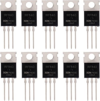 BOJACK IRF840 MOSFET IRF840N 8 A 500 V N-Channel Power 10 Piece 