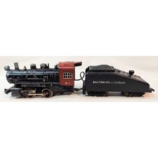 Mantua 0-4-0 HO Steam Locomotive Switcher  Slope Tender Baltimore  Ohio Issue