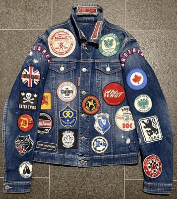 DSQUARED2 S/S 2017 GRAIL 46 JEANS JACKE S JACKET SOCCER VEST FOOTBALL HOOL