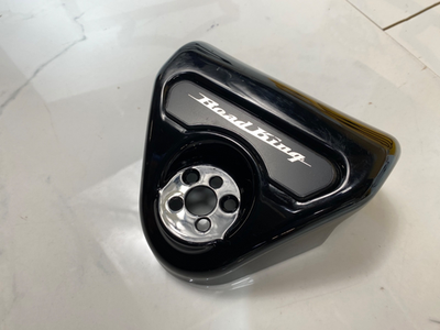 94-13 OEM Harley Road King Chrome Handlebar Cover Nacelle Housing
