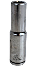 Blue Point Tools BLPL3838 3/8" SAE Deep Socket 3/8" Drive 12 Point Chrome
