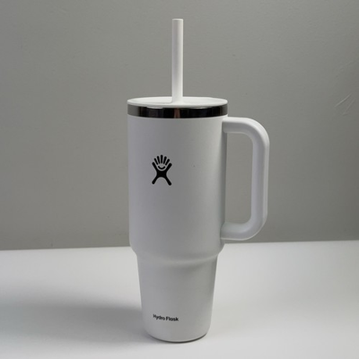 #ad Hydro Flask All Around Travel Tumbler White Stainless Steel 40 oz $17.99