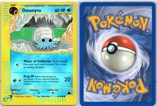 Pokemon Card Omanyte Reverse Holo LP Skyridge 41/144 on eBay