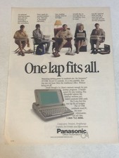 Panasonic Notebook 1990 Vintage Print Ad Advertisement pa44