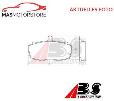 SATZ BREMSBELÄGE BREMSKLÖTZE VORNE ABS 36504 P FÜR LDV CONVOY,400,200 2.5L,2L